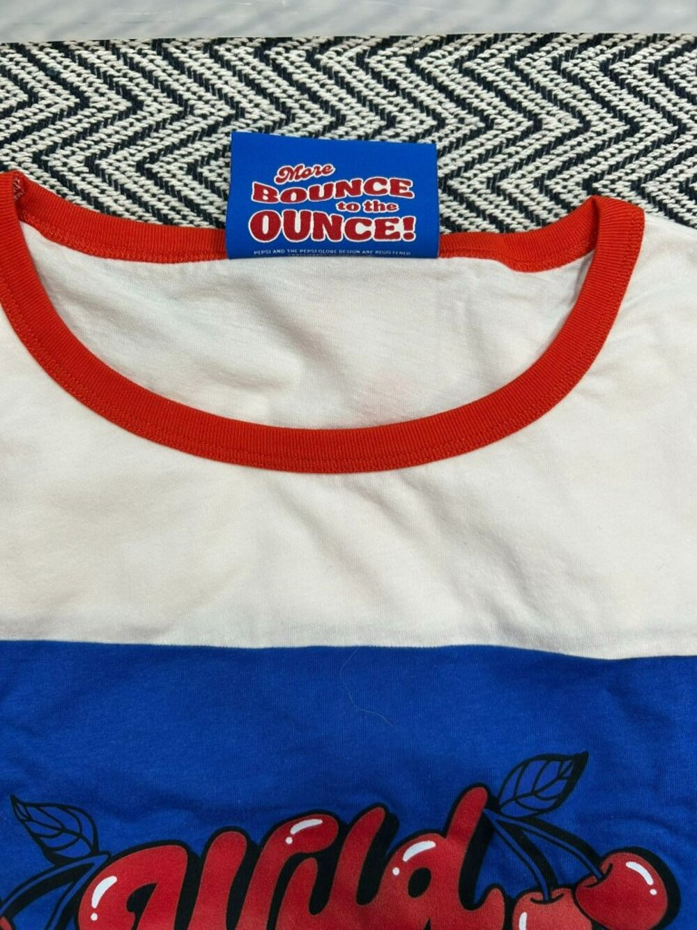 Pepsi Wild Cherry Baby Tee By Law Roach Size XXL - Rare Limited Edition - Picture 7 of 7